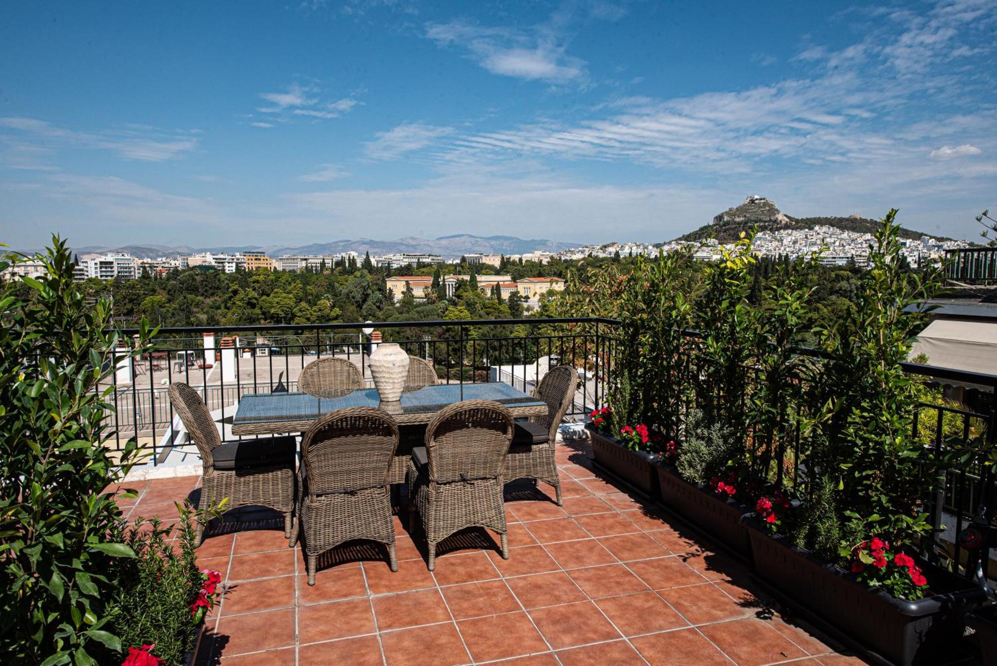 Mets Souites Apartment Athena Bagian luar foto